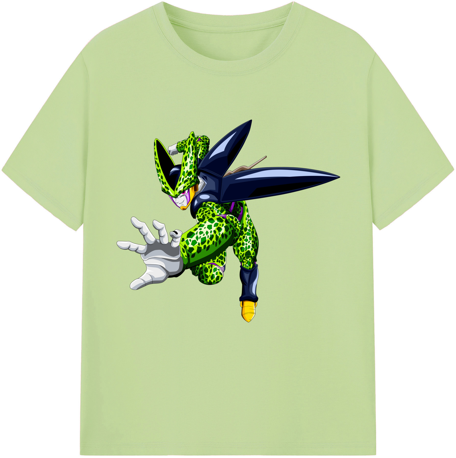 （画像用） ドラゴンボール セル DRAGON BALL Cell 綿100％半袖Tシャツ（フロントプリント）
